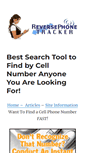 Mobile Screenshot of cellphonefinderdetective.com